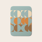 Vintage Geometric 04B Bath Mat Gallery Image 1