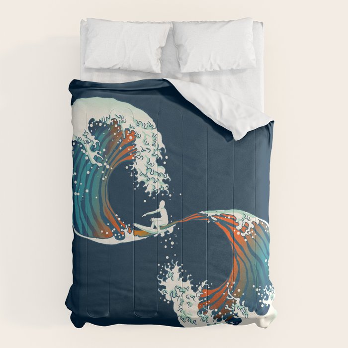 The Wave is forever Comforter Gallery Image 1