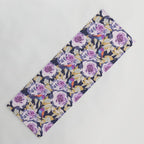 Bird in the rose bush D Yoga Mat Gallery Image 1