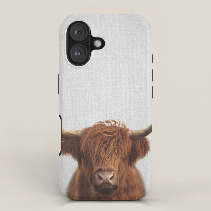 Highland Cow - Colorful iPhone Case Gallery Image 1