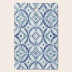 Boho Indigo Damask B Cutting Board Gallery Image 1