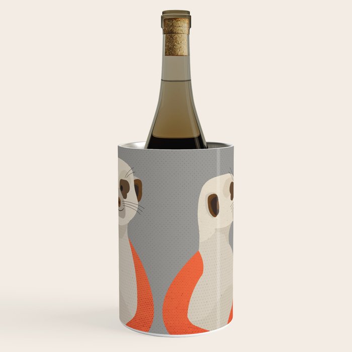 Whimsy Meerkats Wine Chiller Gallery Image 1