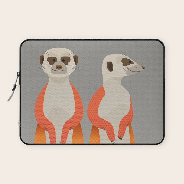 Whimsy Meerkats Laptop Sleeve Gallery Image 1