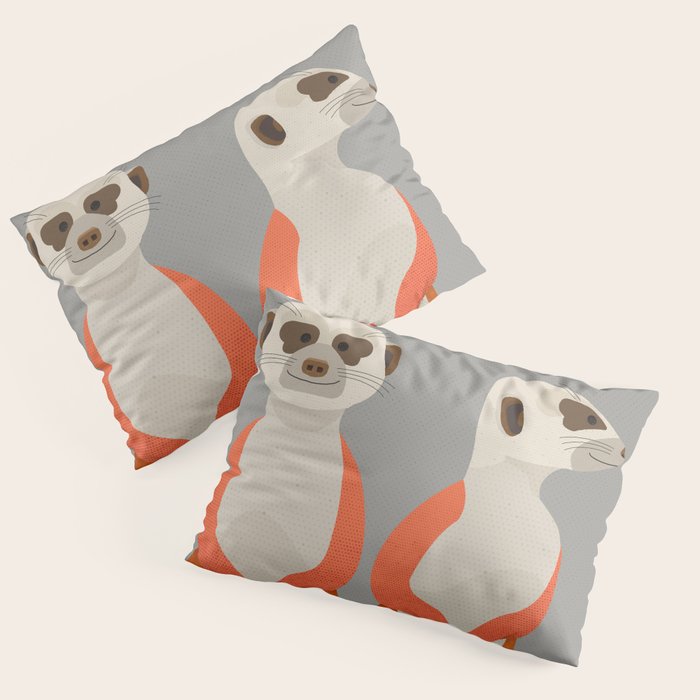 Whimsy Meerkats Pillow Sham Gallery Image 1