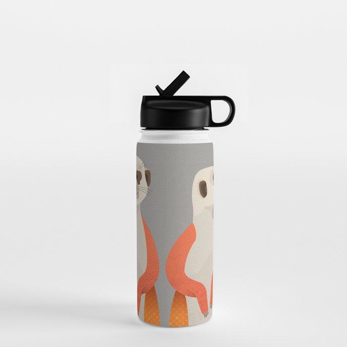 Whimsy Meerkats Water Bottle Gallery Image 1