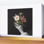Hands With Flowers Wall Mural Gallery Image 2