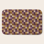 Bold Autumn Checks Pattern - Small XII Bath Mat Gallery Image 2
