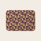 Bold Autumn Checks Pattern - Small XII Bath Mat Gallery Image 1