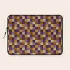 Bold Autumn Checks Pattern - Small XII Laptop Sleeve Gallery Image 1