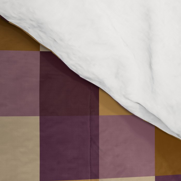 Bold Autumn Checks Pattern - Small XII Comforter Gallery Image 4