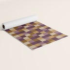 Bold Autumn Checks Pattern - Small XII Yoga Mat Gallery Image 2