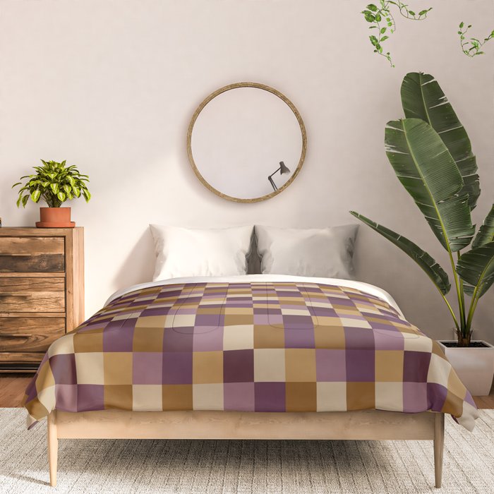 Bold Autumn Checks Pattern - Small XII Comforter Gallery Image 3