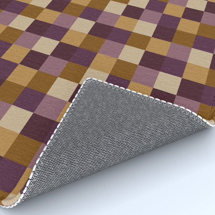 Bold Autumn Checks Pattern - Small XII Rug Gallery Image 4