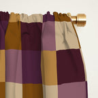 Bold Autumn Checks Pattern - Small XII Window Curtain Gallery Image 2