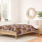 Bold Autumn Checks Pattern - Small XII Duvet Cover Gallery Image 2
