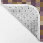 Bold Autumn Checks Pattern - Small XII Bath Mat Gallery Image 2