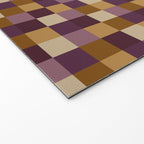 Bold Autumn Checks Pattern - Small XII Welcome Mat Gallery Image 2