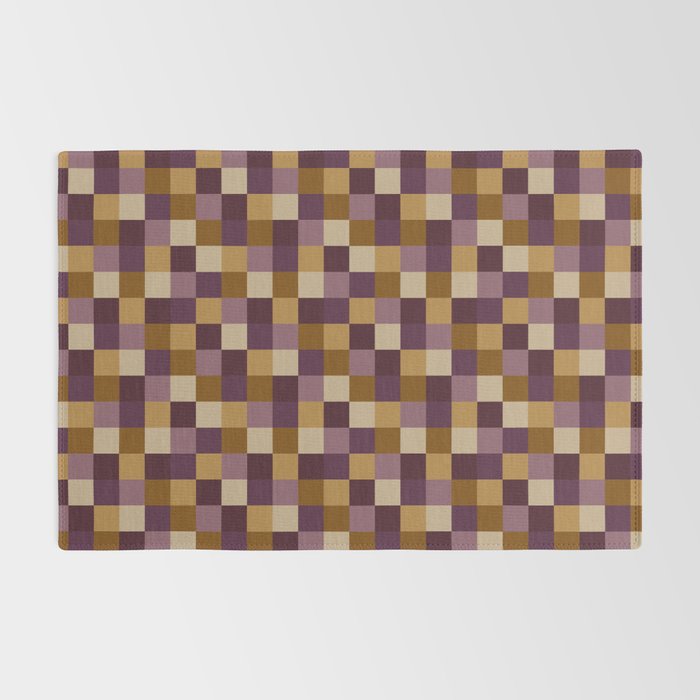 Bold Autumn Checks Pattern - Small XII Rug Gallery Image 2