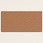 Hand-drawn Rhombus Pattern #2 Desk Mat Gallery Image 3