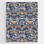 Beach thistle and shells dark navy Jigsaw Puzzle Gallery Image 1