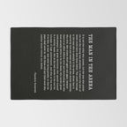 The Man In The Arena, Theodore Roosevelt Quote, Rug Gallery Image 2