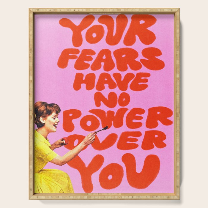 Fear Has No Power Serving Tray Gallery Image 1