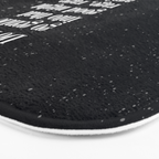 Do not  go gentle  into that  good night rage, rage against the dying of the light Bath Mat Gallery Image 3