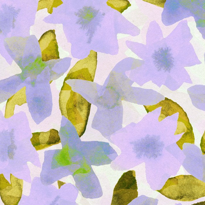 Lilac Watercolor Garden Coffee Mug Gallery Image 2