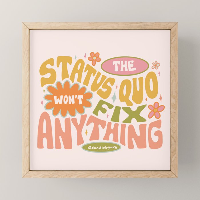 Status Quo Mini Art Print Gallery Image 1