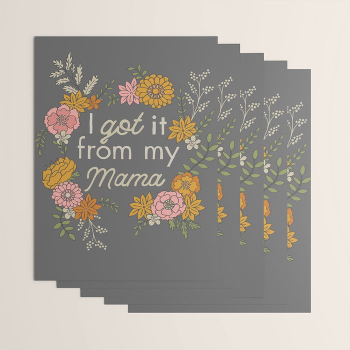I Got It from My Mama Wrapping Paper Gallery Image 3