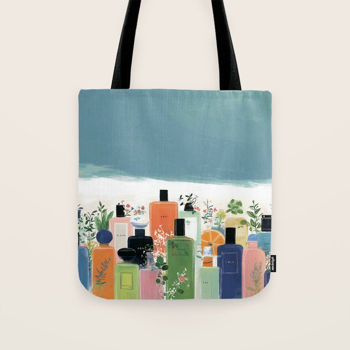 Botanical Citrus Perfume Collection Tote Bag Gallery Image 1