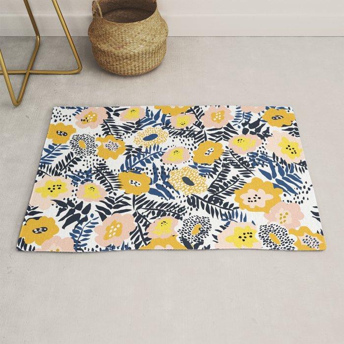 Happy life and fresh design: Summer greetings Rug Gallery Image 1