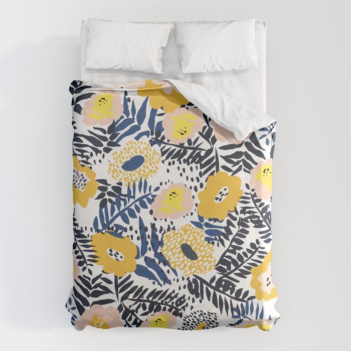 Happy life and fresh design: Summer greetings Duvet Cover Gallery Image 1