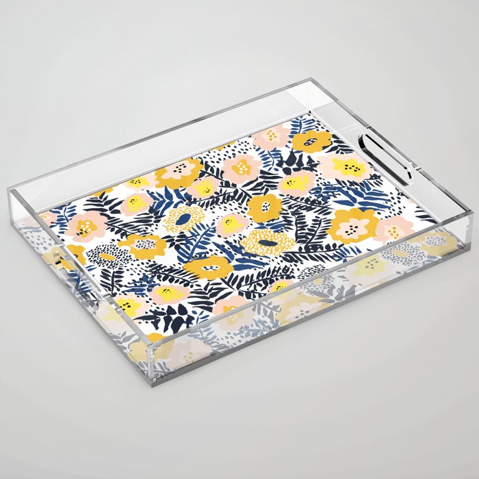 Happy life and fresh design: Summer greetings Acrylic Tray Gallery Image 1