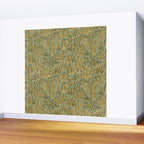 Cactus Desert - green and gold Wall Mural Gallery Image 2