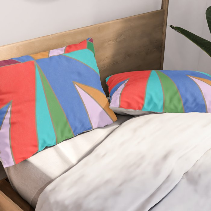 Abstract Geometric Pillow Sham Gallery Image 2