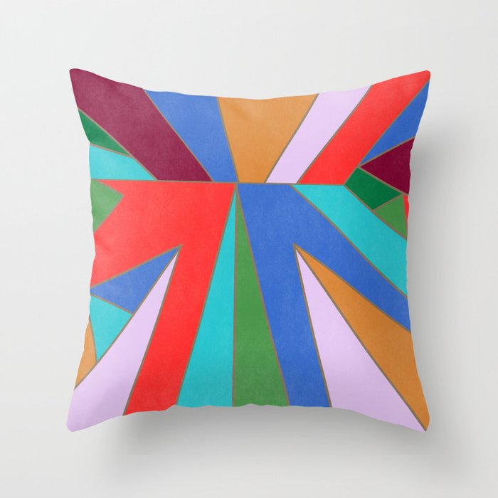 Abstract Geometric Throw Pillow Gallery Image 6
