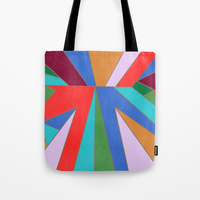 Abstract Geometric Tote Bag Gallery Image 1