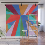 Abstract Geometric Wall Mural Gallery Image 1