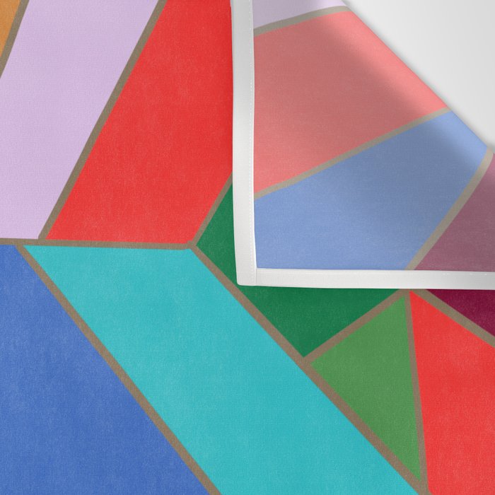 Abstract Geometric Wall Tapestry Gallery Image 3