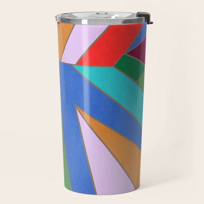 Abstract Geometric Travel Mug Gallery Image 2