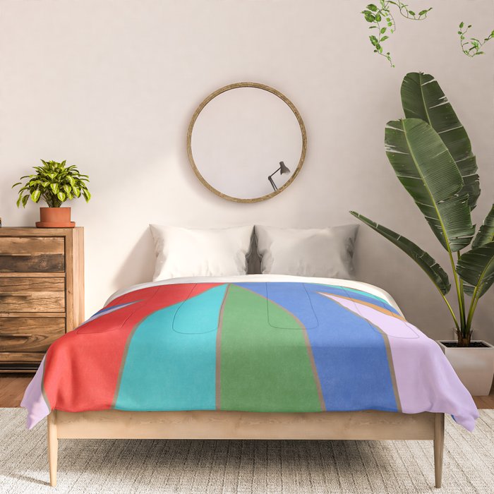 Abstract Geometric Comforter Gallery Image 3