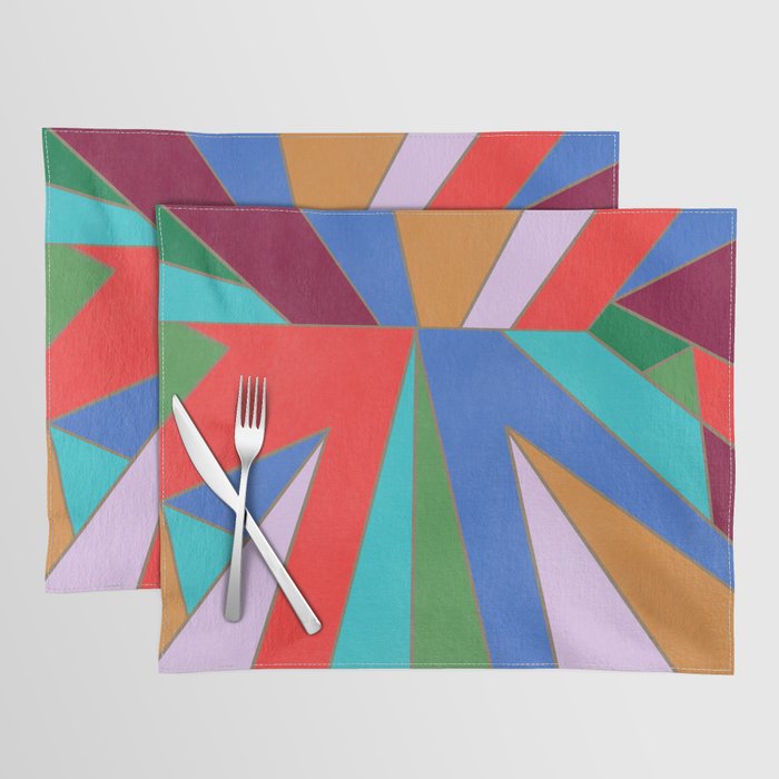 Abstract Geometric Placemat Gallery Image 1