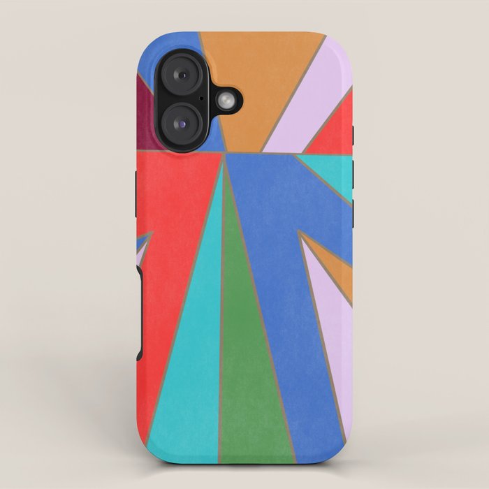 Abstract Geometric iPhone Case Gallery Image 1