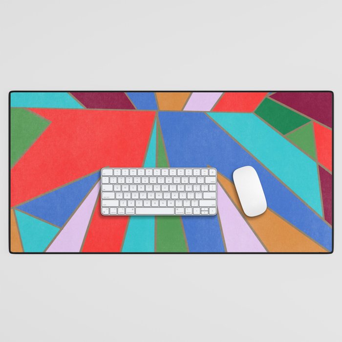 Abstract Geometric Desk Mat Gallery Image 1