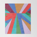 Abstract Geometric Throw Blanket Gallery Image 2