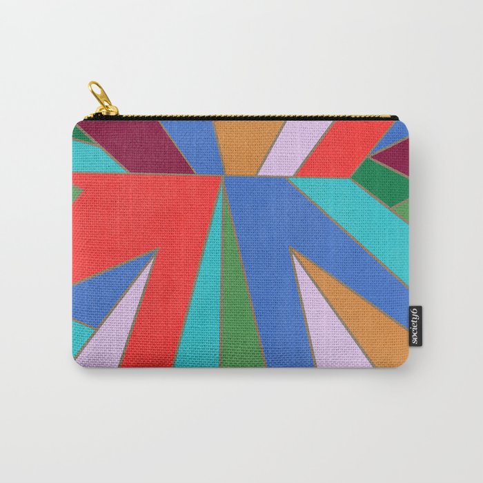 Abstract Geometric Carry All Pouch Gallery Image 1