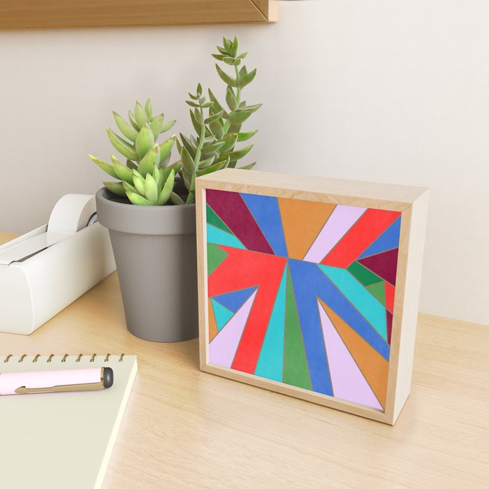 Abstract Geometric Mini Art Print Gallery Image 2