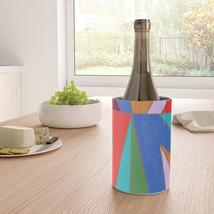 Abstract Geometric Wine Chiller Gallery Image 4