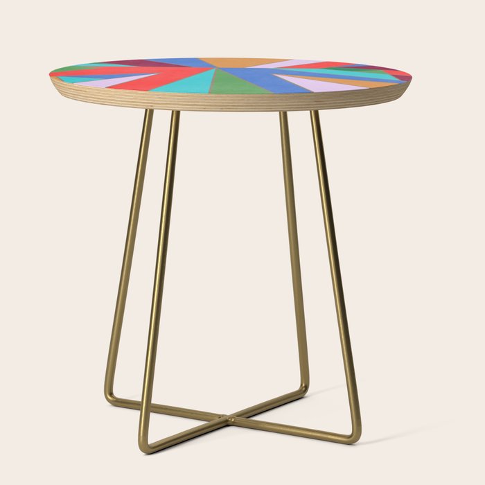 Abstract Geometric Side Table Gallery Image 1
